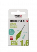 Tandex Flexi mezizubní kartáčky zelené 1,6 mm, 6ks