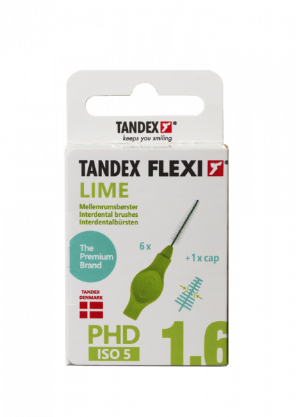 Tandex Flexi mezizubní kartáčky zelené 0,80 mm, 6ks
