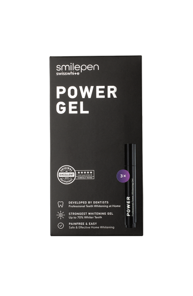 Smilepen POWER Whitening gel, sada bělicích gelových per (3 x 6 ml)