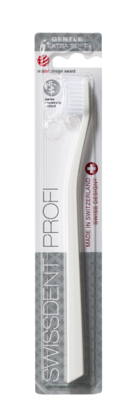 SWISSDENT GENTLE zubní kartáček, X-soft, bílý
