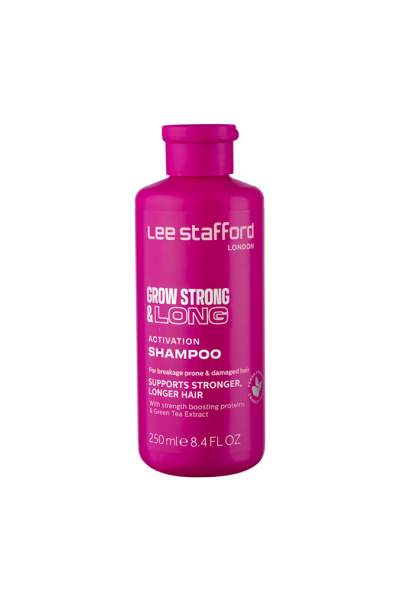 Lee Stafford Grow Strong & Long Activation Shampoo, Šampon pro růst a objem vlasů, 250 ml