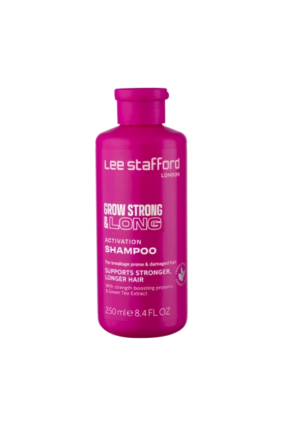 Lee Stafford Grow Strong & Long Activation Shampoo, Šampon pro růst a objem vlasů, 250 ml