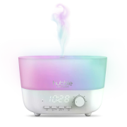 Hubble Mist 5v1 – zvlhčovač vzduchu, aroma difuzér, Bluetooth reproduktor, noční světlo a digitální hodiny