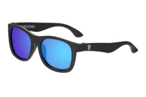 BABIATORS Polarized Navigator Jet Black, polarizační zrcadlové sluneční brýle, černé, 3-5 let