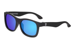 BABIATORS Polarized Navigator Jet Black, polarizační zrcadlové sluneční brýle, černé, 3-5 let