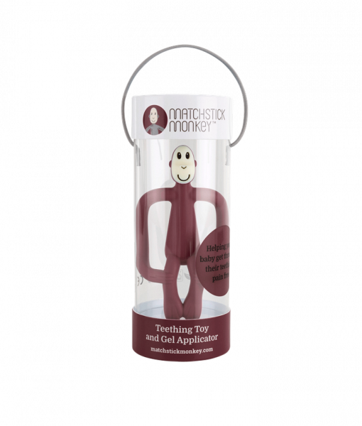 Matchstick Monkey kousátko, bordó