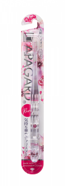 APAGARD zubní kartáček zdobený krystaly Swarovski, medium