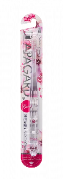 APAGARD zubní kartáček zdobený krystaly Swarovski, medium