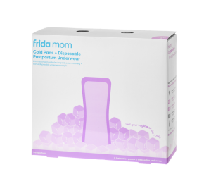 Frida Mom Ice Maxi chladicí absorpční vložky 8 ks + jednorázové poporodní kalhotky 2 ks
