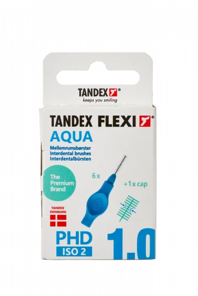Tandex Flexi mezizubní kartáčky modré 1,0 mm, 6 ks
