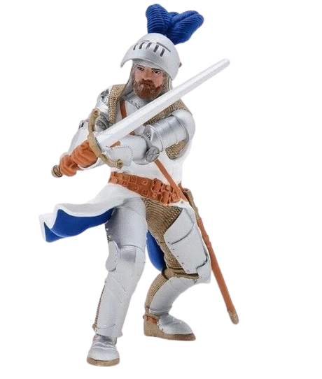 Král Artuš s modrým chocholem