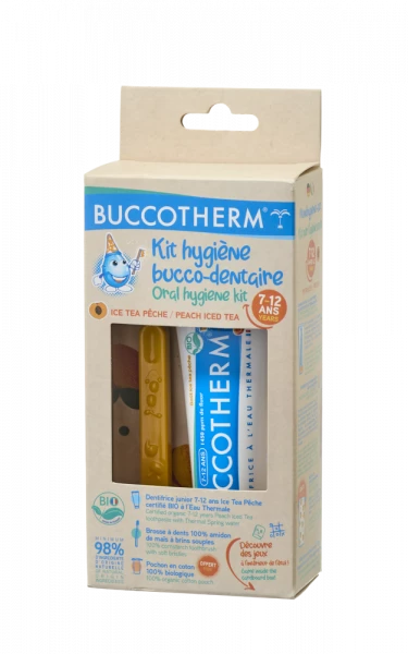 Buccotherm BIO organická Eco-friendly dárková sada pro děti 7-12 let, ledový čaj