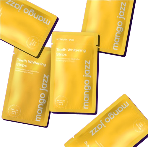 Pop Mango Jazz Teeth Whitening Strips, bělicí pásky na zuby (7x2 ks)