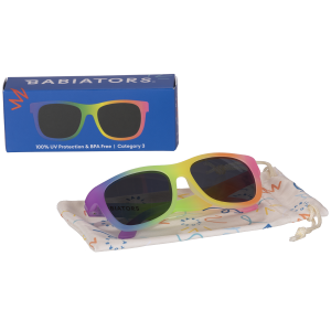 BABIATORS Navigator Rad Rainbow, sluneční brýle barvy duhy, 0-2 roky