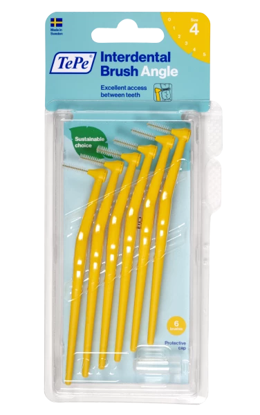 TePe Angle mezizubní kartáčky 0,7 mm, žluté, 6 ks