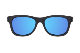 BABIATORS Polarized Navigator Jet Black, polarizační zrcadlové sluneční brýle, černé, 6+ let