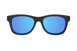 BABIATORS Polarized Navigator Jet Black, polarizační zrcadlové sluneční brýle, černé, 6+ let