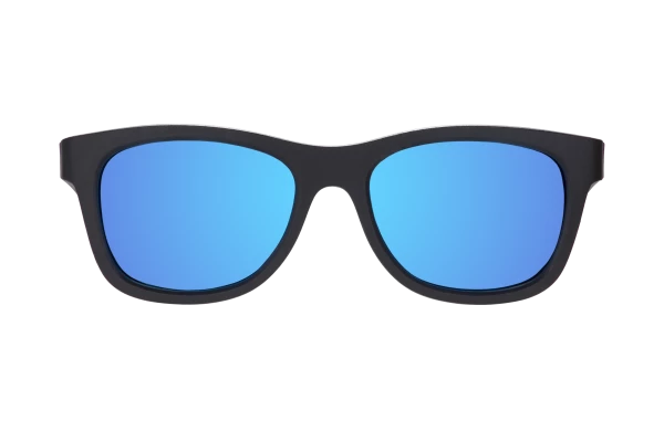 BABIATORS Polarized Navigator Jet Black, polarizační zrcadlové sluneční brýle, černé, 6+