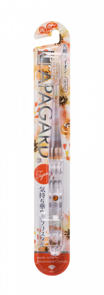 APAGARD zubní kartáček zdobený krystaly Swarovski, medium