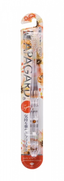 APAGARD zubní kartáček zdobený krystaly Swarovski, medium