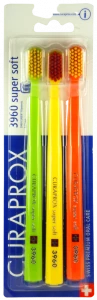 Curaprox CS 3960 zubní kartáčky, Super soft, 3 kusy