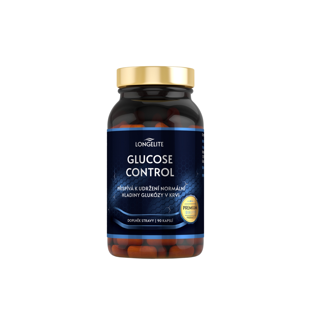Longelite Glucose Control, 90 kapslí