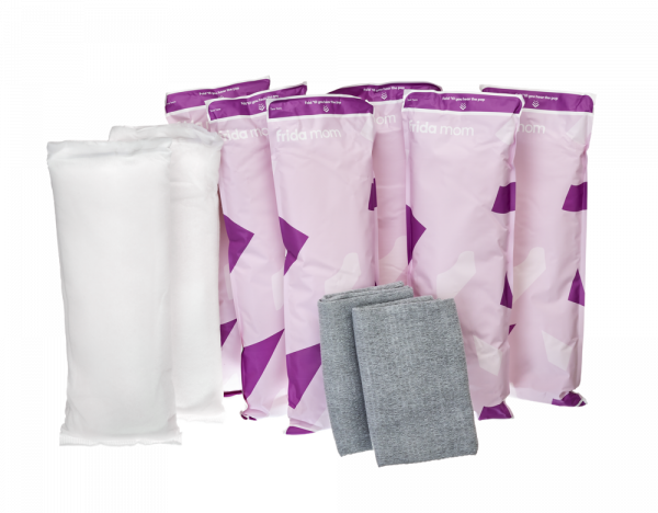 Frida Mom Ice Maxi chladicí absorpční vložky 8 ks + jednorázové poporodní kalhotky 2 ks