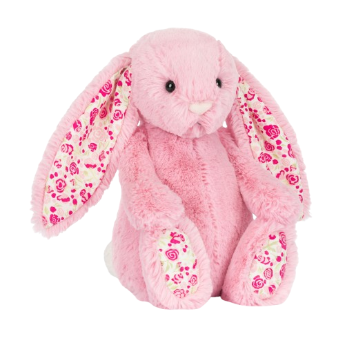 Jellycat Blushkin Blossom, květinový králíček růžový