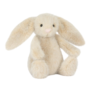 Jellycat Flufflet Bunny krémový huňatý králíček