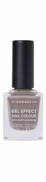 KORRES Gel-Effect Nail Colour - gelový lak na nehty, 95 Stone Grey, 11 ml