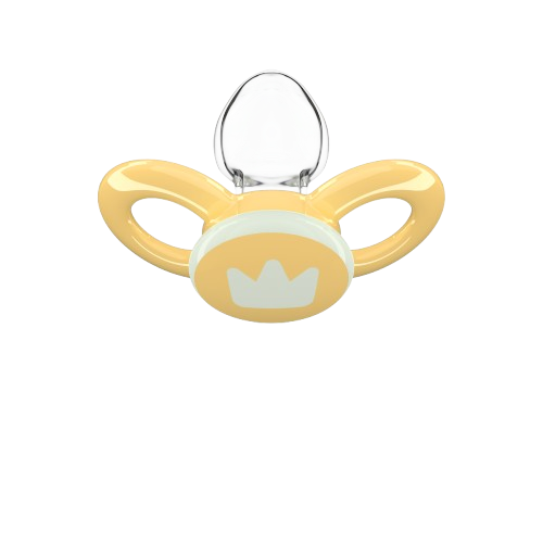 Dentistar ortodontické dudlíky od 14 měsíců věku, žluto-zelené