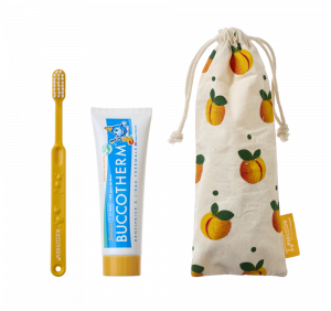 BUCCOTHERM BIO organická Eco-friendly dárková sada pro děti 7-12 let, ledový čaj