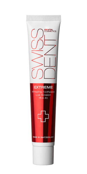 SWISSDENT EXTREME intenzivní bělicí pasta, 100 ml + 50 ml