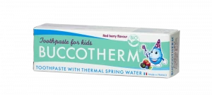 Buccotherm BIO dětská zubní pasta bez fluoridů, lesní ovoce, 50 ml