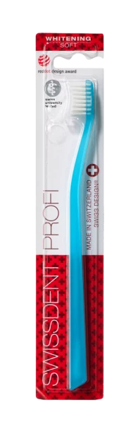 SWISSDENT WHITENING zubní kartáček, soft, tyrkysový
