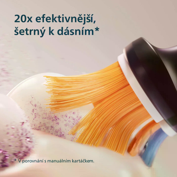 Philips Sonicare 9000 DiamondClean HX9914/69 1+1, 2 sonické elektrické kartáčky, Black/RoseGold