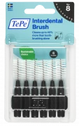TePe Original mezizubní kartáčky z bioplastu 1,5 mm, černé, 6 ks