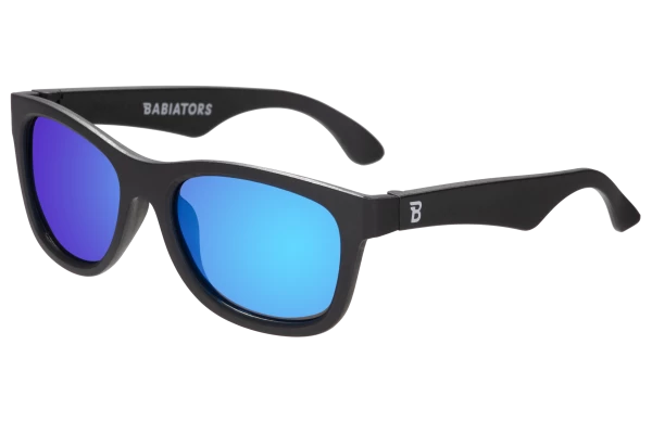 BABIATORS Polarized Navigator Jet Black, polarizační zrcadlové sluneční brýle, černé, 6+