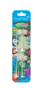 Brush-baby náhradní hlavice WildOnes, 0-10 let, 4 ks