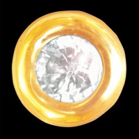 IZI diamant 0,01ct v kroužku žluté zlato