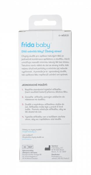 Fridababy chytrý dudlík pro dávkování léků
