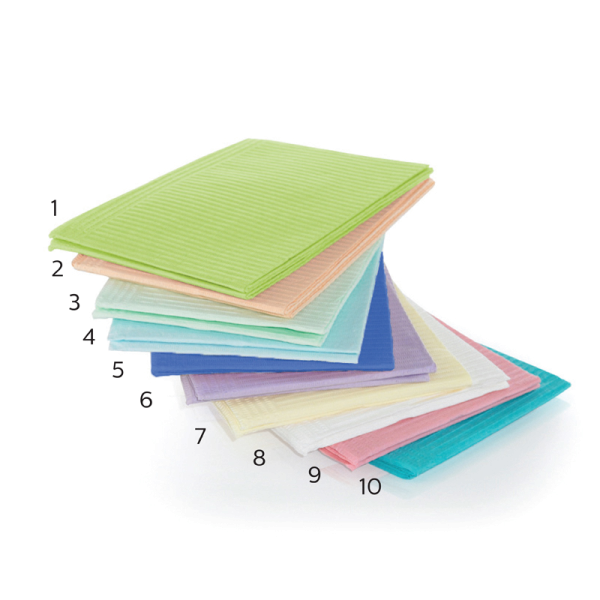 Medicom Dry Back jednorázové roušky, modré azurové, 500 ks