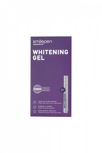Smilepen Whitening Gel, sada gelových bělicích per (3x 6 ml)