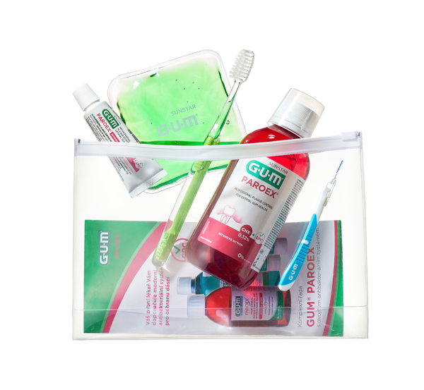 GUM PAROEX sada po extrakci zubu (trhání zubu)