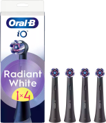 Oral-B iO Radiant White Black náhradní hlavice, 4 ks