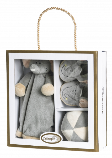 Teddykompaniet Diinglisar dárková sada slůně