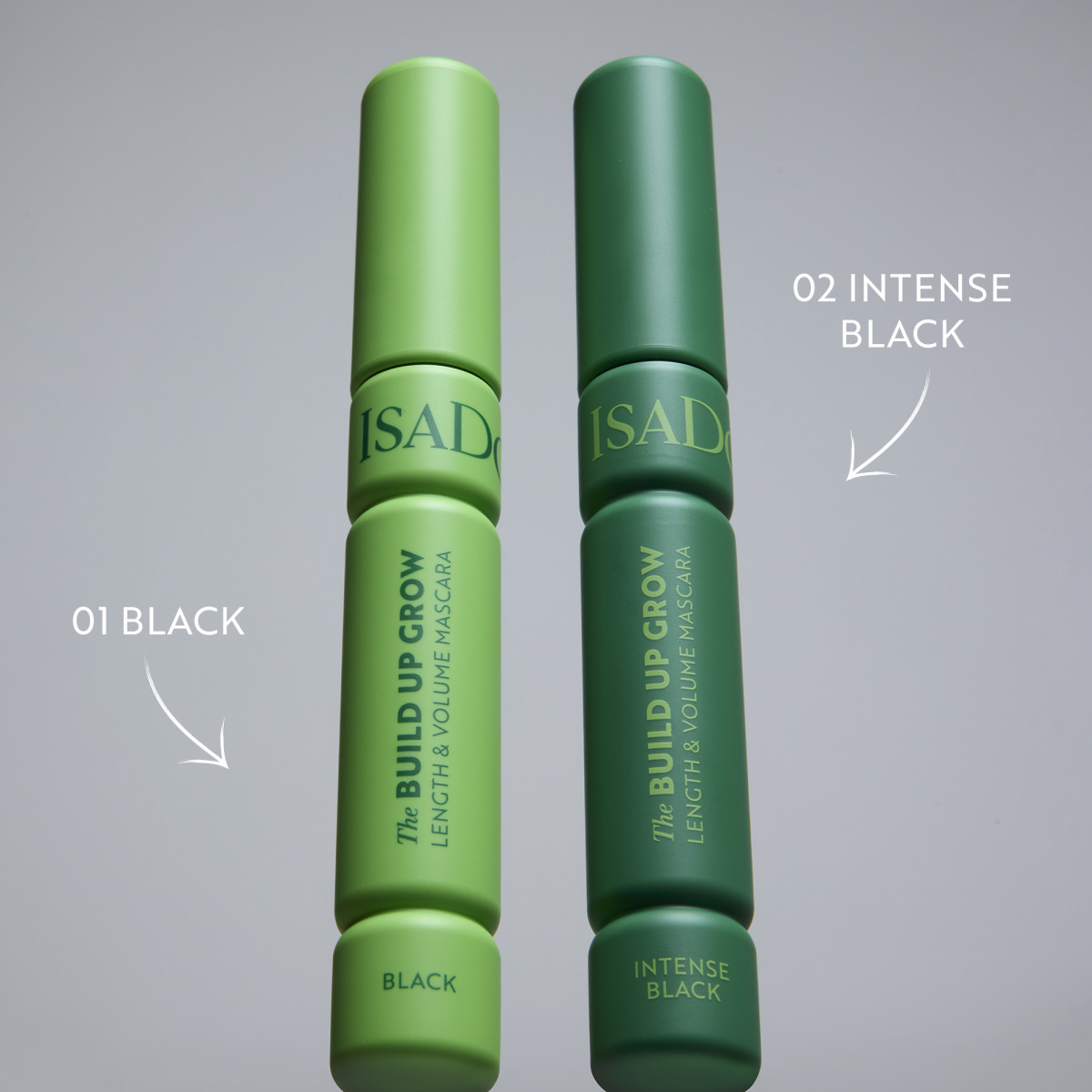 ISADORA The Build Up Grow Length & Volume Mascara 02 Intense Black, řasenka pro délku a objem