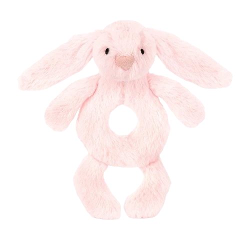 Jellycat Chrastítko růžový králíček