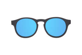 BABIATORS Polarized Keyhole, Jet Black, polarizační zrcadlové sluneční brýle černé, 0-2Y