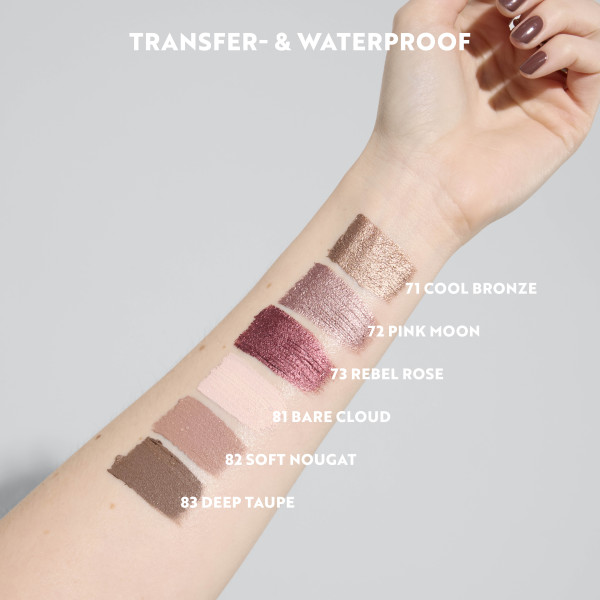 ISADORA The 24H Matte Liquid Eyeshadow 81 Bare Cloud, tekuté oční stíny